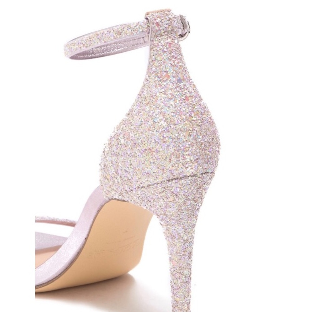 NEW•Rachel Zoe•Glittery Heeled Sandals• - Picture 4 of 8